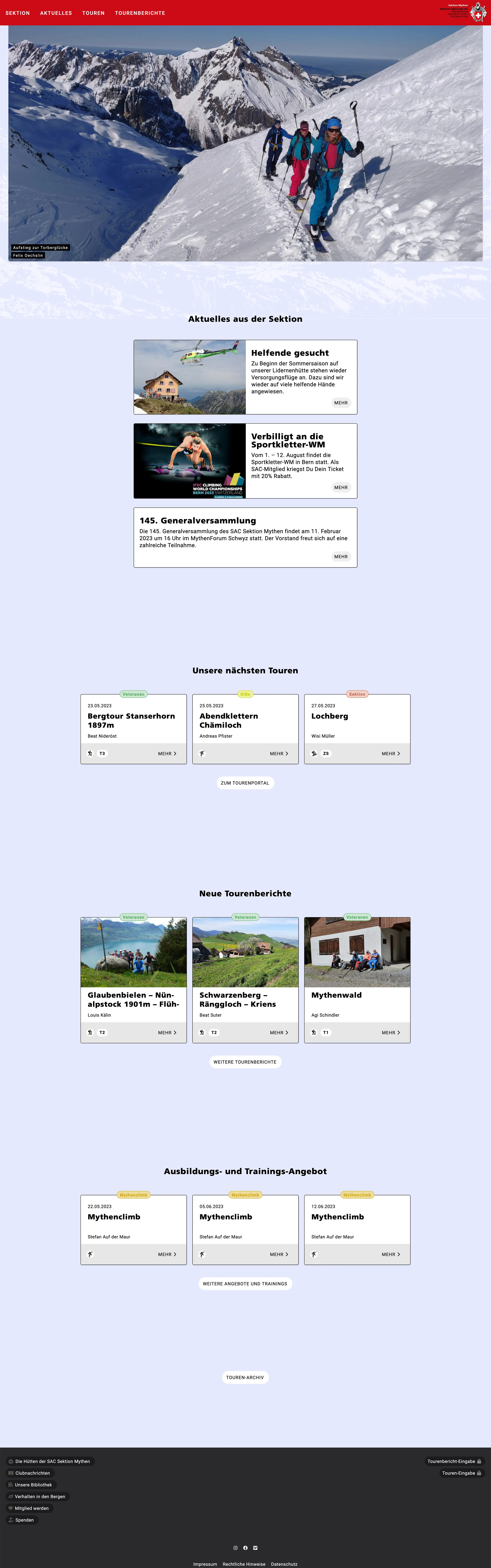 Homepage für Kultur und Wirtschaft | Webdesign | Schwyz | Zug | Luzern | Altdorf | ulrich.digital